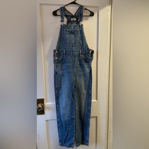 Madewell medium tall straight leg overalls